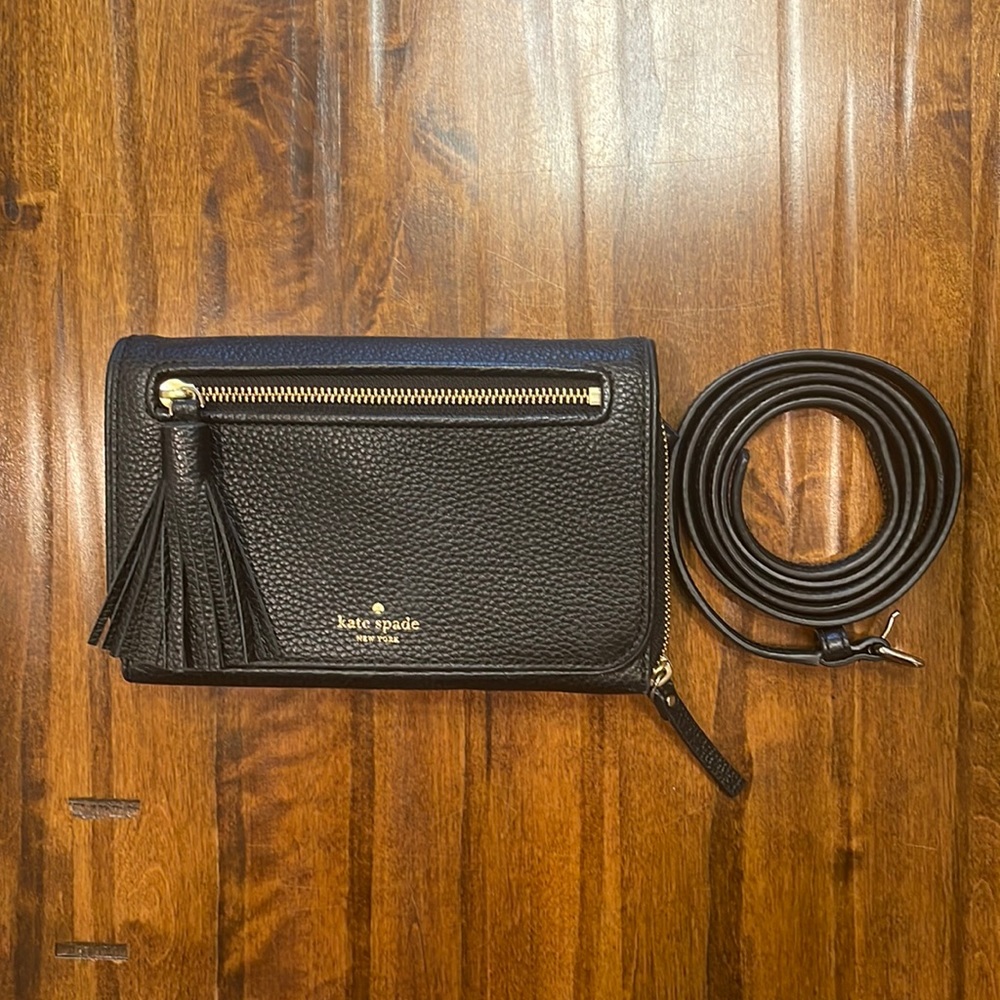 Kate Spade Black Crossbody Wallet